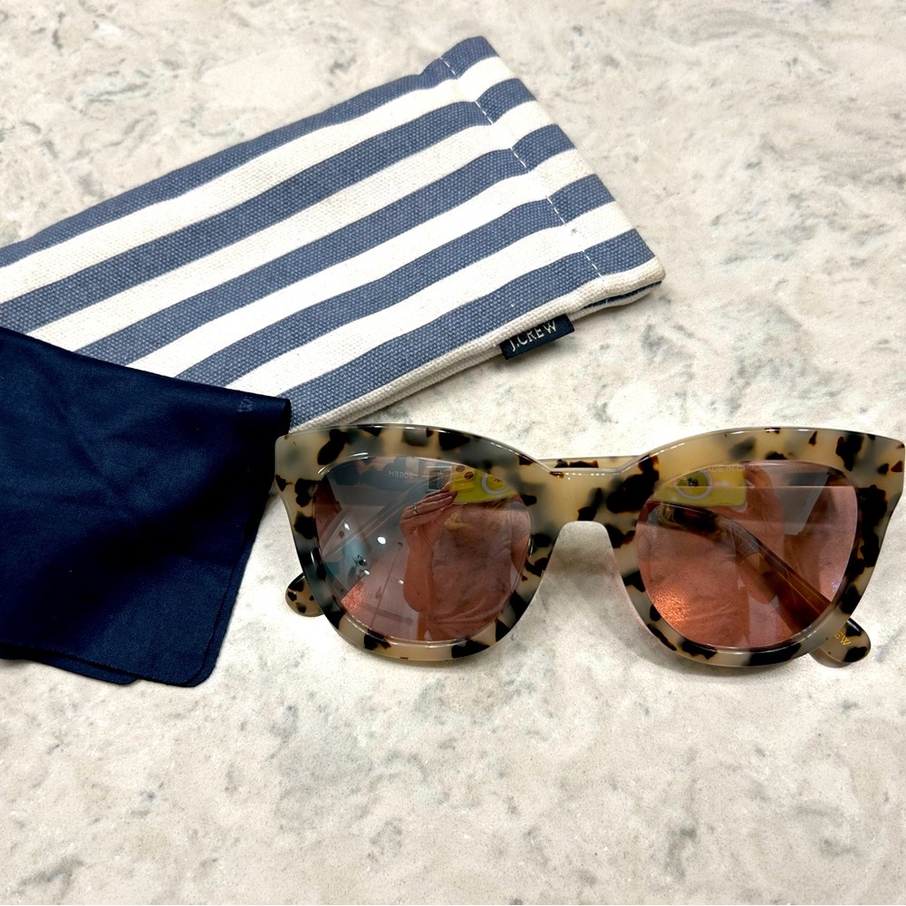 J. Crew mirrored sunglasses